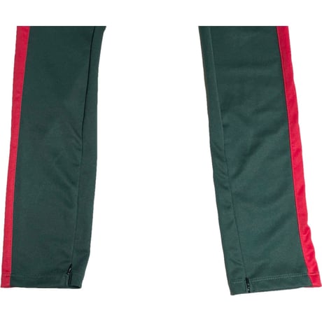 MADE IN USA製 EPTM グッチカラースキニージャージパンツ グリーン×レッド Sサイズ