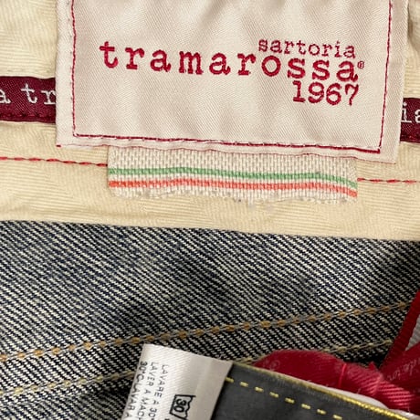 MADE IN ITALY製 Tramarossa MICHELANGELO 赤耳セルビッチデニムパンツ インディゴ W30サイズ