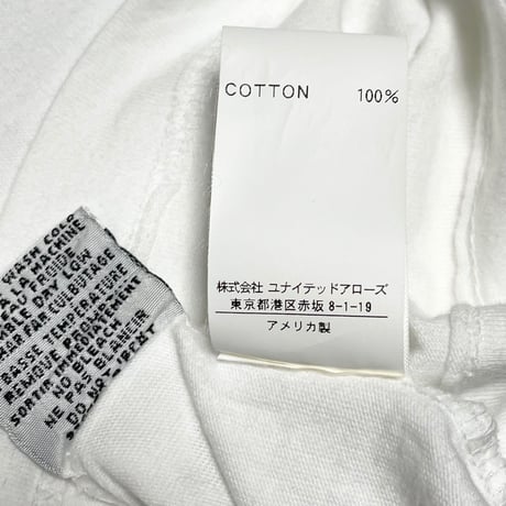 ▲訳あり商品▲ 【ユナイテッドアローズ取り扱い】MADE IN USA製 steven alan ポケット付きVネックTシャツ ホワイト Mサイズ