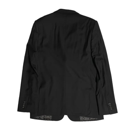 ▲訳あり商品▲ 専用ガーメントバッグ付き BANANA REPUBLIC ウールスーツ ブラック 38/W31サイズ