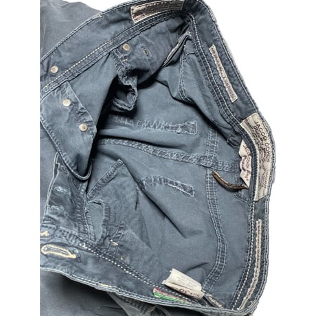 MADE IN ITALY製 JACOB COHEN 688モデル コットンテーパードパンツ グリーングレー W30サイズ