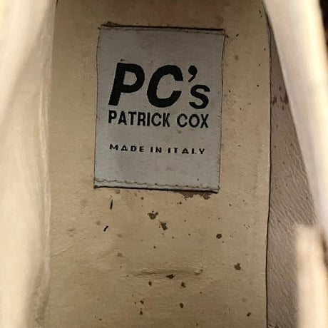 MADE IN ITALY製 PC's PATRICK COX 型押しレザーブーツ イエロー 42サイズ