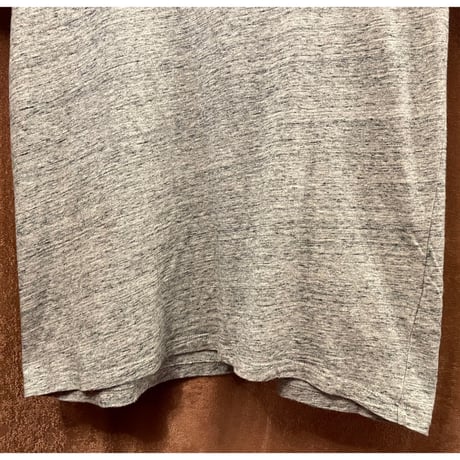 MADE IN PORTUGAL製 MAISON KITSUNÉ ロゴプリントTシャツ 杢グレー Sサイズ
