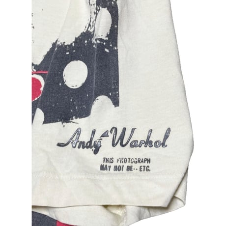 Andy Warhol by PEPE JEANS LONDON 半袖Tシャツ アイボリー Ｍサイズ