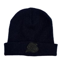 レア MADE IN JAPAN製 SWAGGER 初期モデル 3D刺繍ワッペン付きアクリルウールニット帽 ダークネイビー Fサイズ
