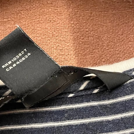 MARC BY MARC JACOBS ボーダー柄リンガーTシャツ ネイビー×ホワイト Mサイズ