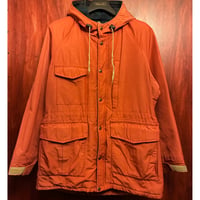 希少 MADE IN USA製 80s Golden Fleece ナイロンマウンテンパーカー オレンジ 40サイズ