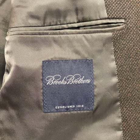 BROOKS BROTHERS ウールテーラードジャケット ブラウン 38SHTサイズ