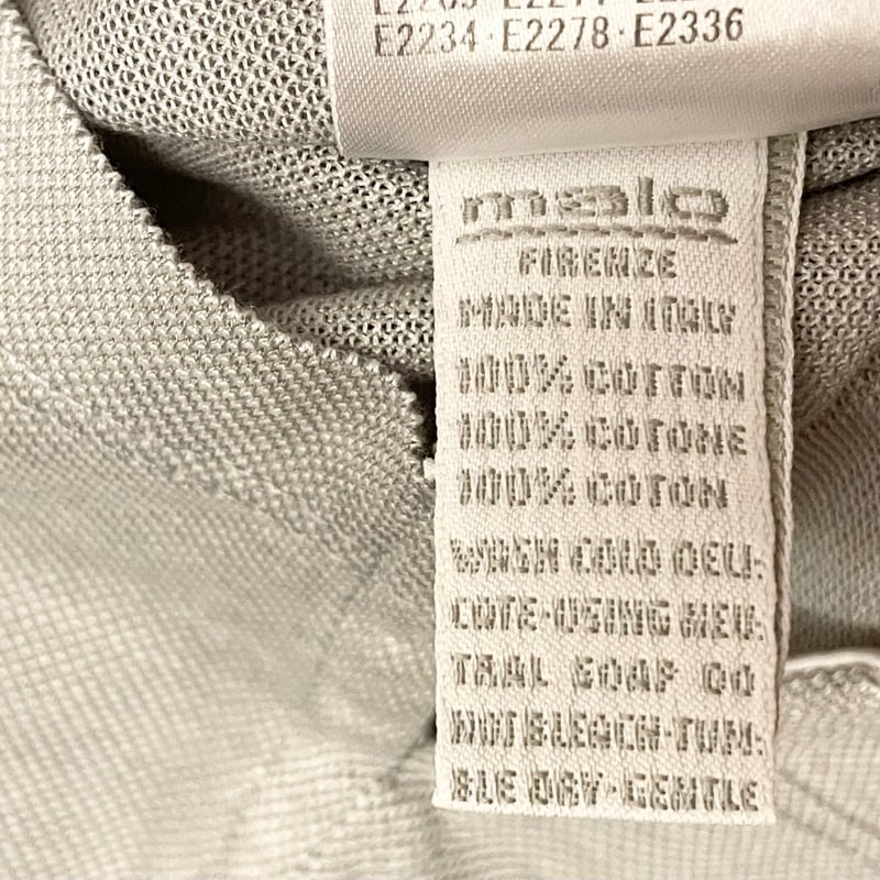 malo コットン100% ポロシャツ malo コットン100% ポロシャツ Malo コットン ポロシャツ