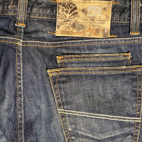 MADE IN ITALY製 PT05 AOTEAROA NEW ZEALAND デニムパンツ インディゴ W30サイズ