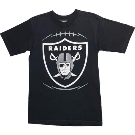 MADE IN USA製 NFL RAIDERS JACK TATUM THE ASSASSINモデル BAYSIDEボディ ロゴプリントTシャツ ブラック Mサイズ