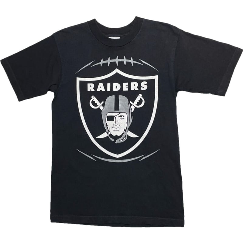NFL RAIDERS Tシャツ Lサイズ 白 黒 2枚セット NFL】別注 長袖ラスベガス・レイダースプリントTシャツ