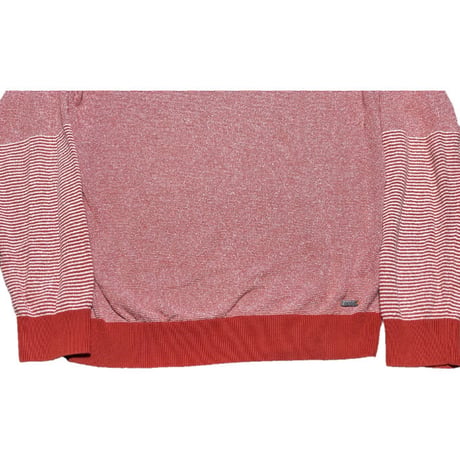 HUGO BOSS Italian yarn コットンクルーネックセーター オレンジ Mサイズ