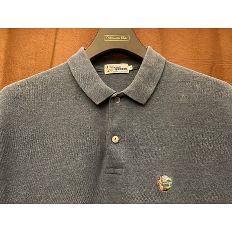 reyn spooner 半袖鹿の子ポロシャツ サックスブルー Lサイズ