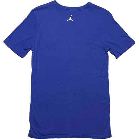 NIKE AIR JORDAN バルセロナ五輪92ロゴプリント半袖Tシャツ ロイヤルブルー Sサイズ