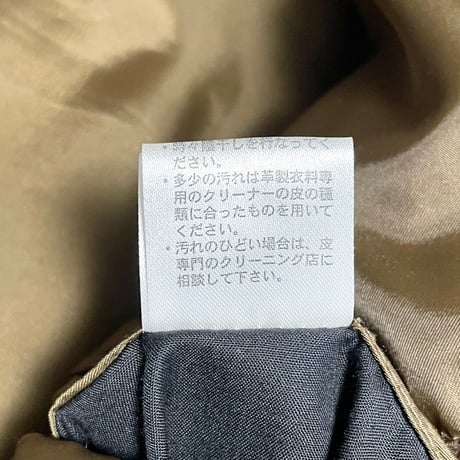 G-STAGE ラムレザーライダースジャケット ダークブラウン Mサイズ