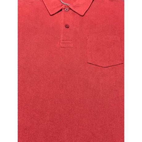 ☆タグ付き新古品☆ MADE IN PORTUGAL製 SUNSPEL 半袖ポロシャツ エンジ Lサイズ