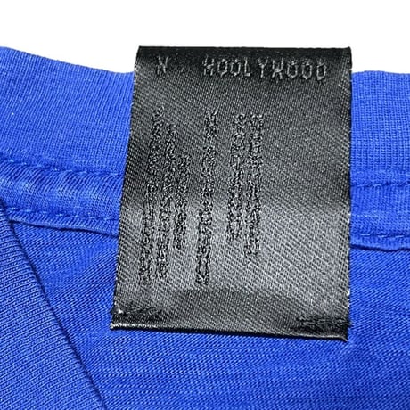 MADE IN JAPAN製 N.HOOLYWOOD 切り替えVネックTシャツ ブルー 38/Mサイズ