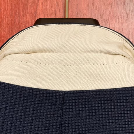 ☆タグ付き新古品☆ MADE IN PORTUGAL製 Boomerang コットンウールテーラードジャケット ネイビー 46サイズ