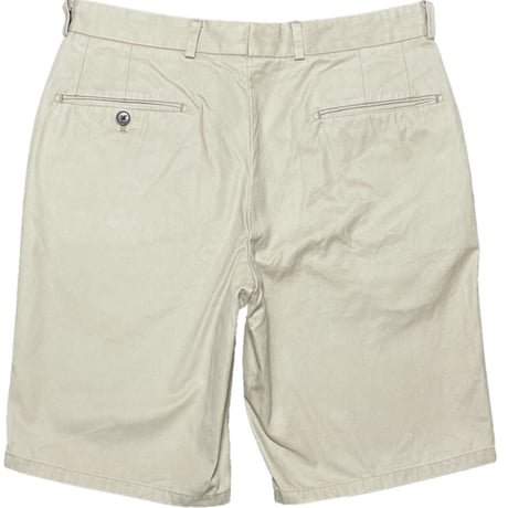 ▲訳あり商品▲【TOMORROWLAND取り扱い】MADE IN USA製 GITMANBROS ハーフパンツ ベージュ W30サイズ