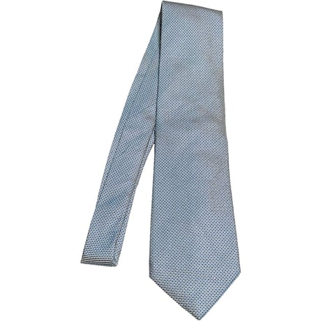 MADE IN JAPAN製 BEAMS F ソリッドシルクネクタイ スカイブルー