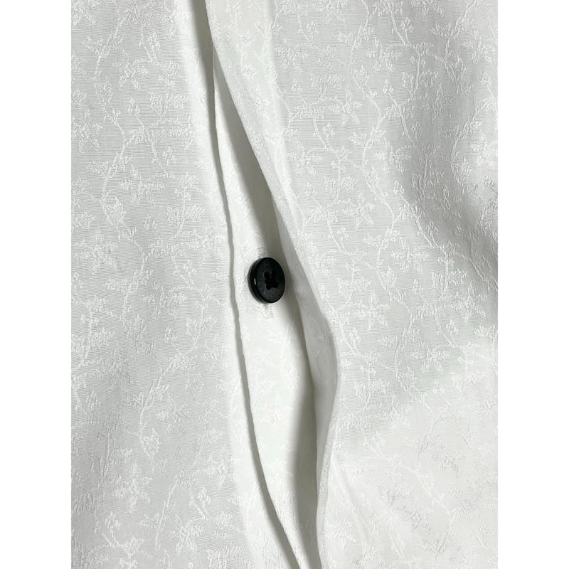 MADE IN JAPAN製 LANVIN en Bleu 長袖シャツ ホワイト 48サイズ
