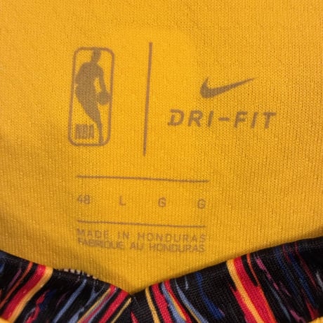 激レア NIKE × NBA BROOKLYN NETS × The Notorious B.I.G. 2018年 コラボレーションモデル バスケットボール スウィングマンジャージ イエロー Lサイズ