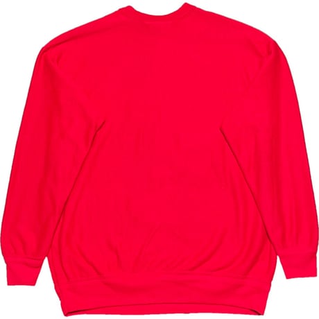 MADE IN USA製 Blain カジノ柄長袖トレーナー レッド Lサイズ