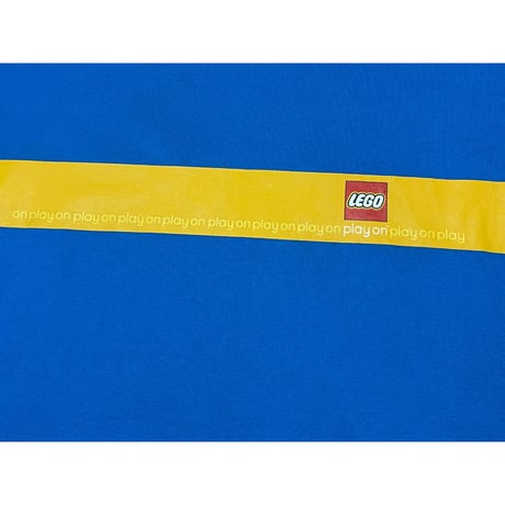 LEGO オフィシャル半袖プリントTシャツ ブルー Lサイズ