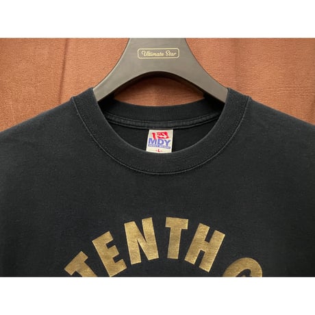 ▲訳あり商品▲ 激レア MADE IN USA製 MACKDADDY 10周年記念 「GRINDING TENTH GRADERS」 半袖プリントTシャツ ブラック Lサイズ