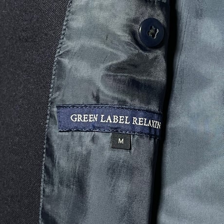 GREEN LABEL RELAXING ウールテーラードジャケット ネイビー Mサイズ