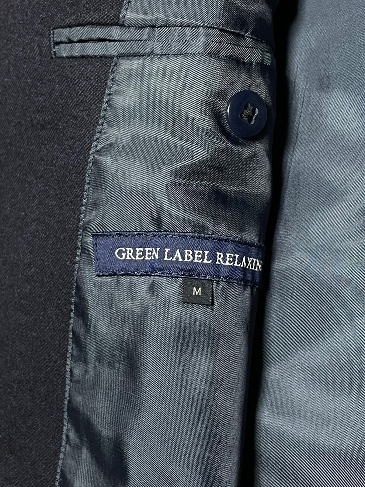 GREEN LABEL RELAXING ウールテーラードジャケット ネイビー Mサイズ | 