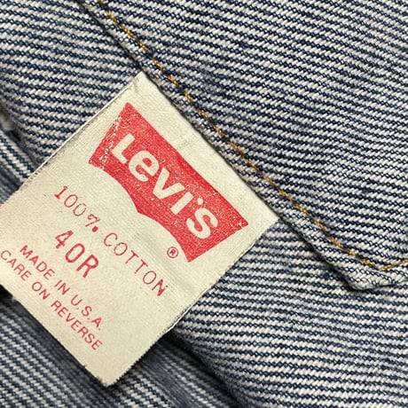 MADE IN USA製 LEVI'S デニムジャケット 70506-0216 ライトインディゴ 40Rサイズ