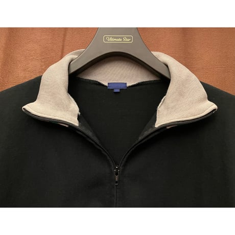 MADE IN JAPAN製 BEAMS フルジップスウェットトラックジャケット ブラック Mサイズ