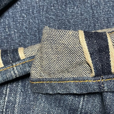希少 MADE IN USA 555 バレンシア工場製 LEVI'S 501XX BIGE 復刻セルビッチデニムパンツ インディゴ W31×L36