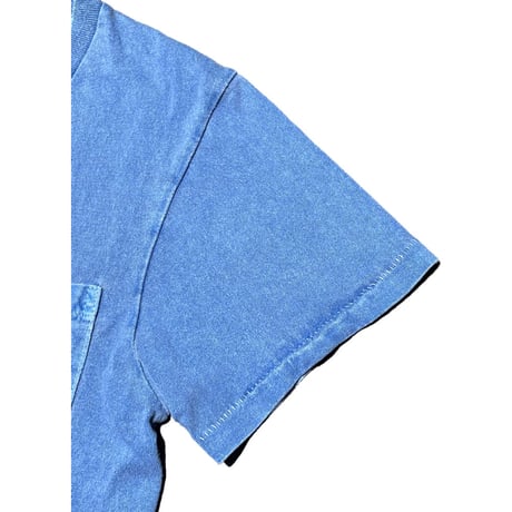 MADE IN USA製 Velva Sheen × JOURNAL STANDARD 無地Vネック半袖Tシャツ インディゴ Sサイズ