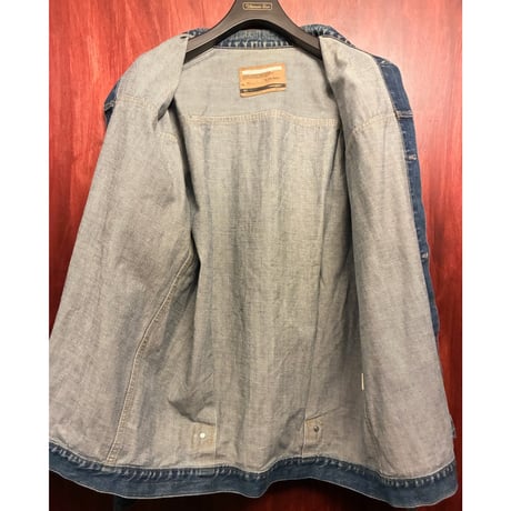 MADE IN JAPAN製 SWAGGER シンチバックベルト デニムジャケット インディゴ XLサイズ