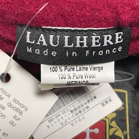 ☆タグ付き新古品☆ 【SHIPS 取り扱い】 MADE IN FRANCE製 LAULHÈRE ヴァージンウールベレー帽 ボルドー Fサイズ