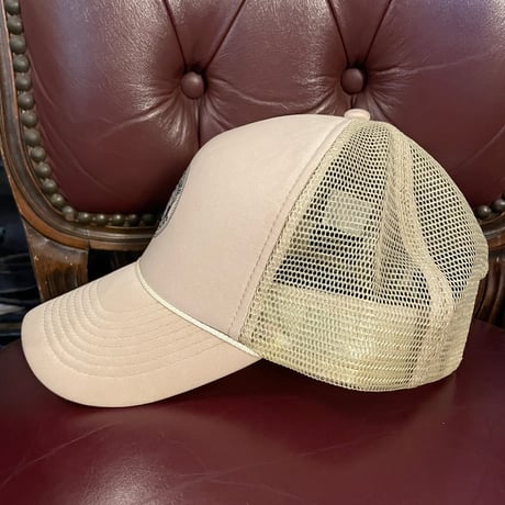 激レア MADE IN JAPAN製 NITROW DREAM STARS OTTOボディ ラインストーン付き メッシュキャップ ベージュ