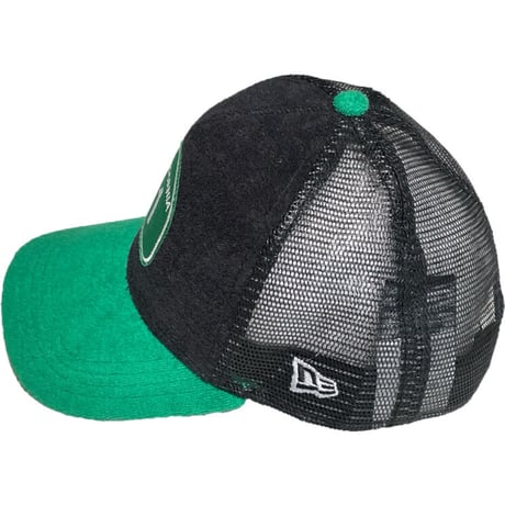 NEW ERA California State Route 1 パイル地スナップバックメッシュキャップ ブラック×グリーン Fサイズ