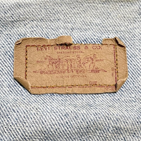 MADE IN USA製 LEVI'S デニムジャケット 70507-0214 ライトインディゴ Lサイズ