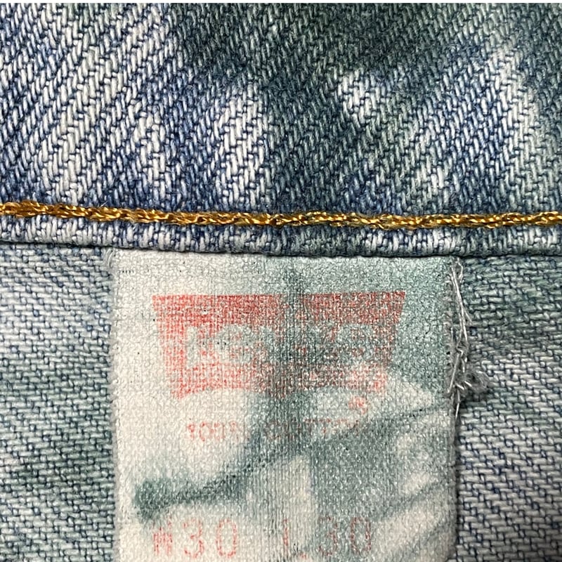 Levi's 505 リメイク品 タイダイ染めハーフパンツ ライトインディゴ