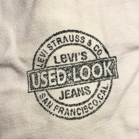 レア MADE IN HONG KONG製 90s Levi's WHITE Levi's JACKETS タイダイ染め デニムジャケット ホワイト×パープル 40サイズ