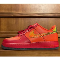 激レア日本未発売 箱付き NIKE AIR FORCE 1 Doernbecher Charity 2010年モデルスニーカー レッド×オレンジ US10/28cm