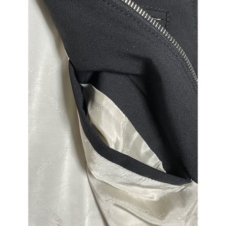 MADE IN ITALY製 DSQUARED2 SKI ライダースジャケット ブラック 50サイズ