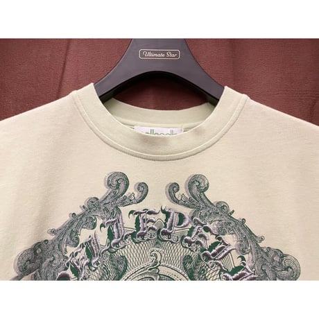 PELLE PELLE 刺繡入りTシャツ ライトグリーン Lサイズ