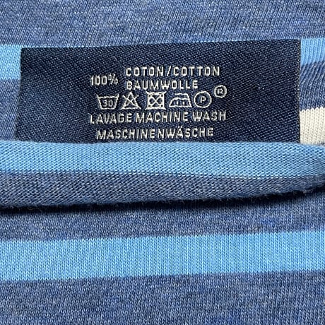 MADE IN FRANCE製 SAINT JAMES ボーダー柄半袖Tシャツ マルチカラー S/Mサイズ