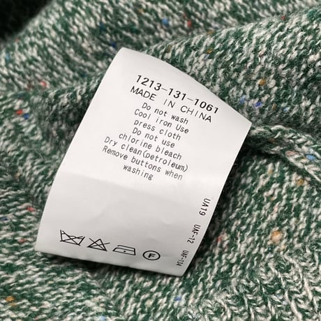 BEAUTY & YOUTH UNITED ARROWS ショールカラーウールセーター グリーン Mサイズ