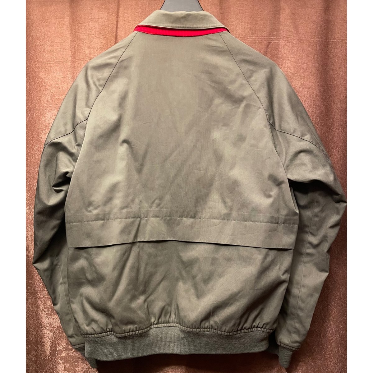 GANT The Rugger リバーシブルフルジップジャケット カーキ×レッド M 