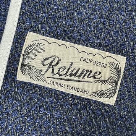 JOURNAL STANDARD Relume リネンコットンアンコンジャケット ネイビー Mサイズ